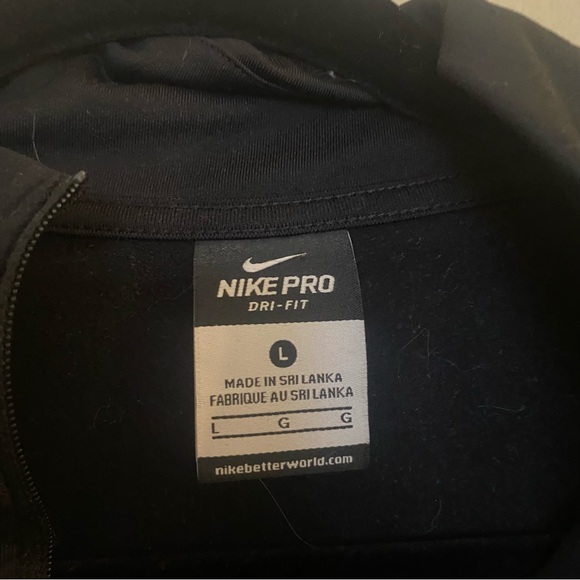 Nike Fleece Half Zip Athletic Top L - Picture 4 of 4